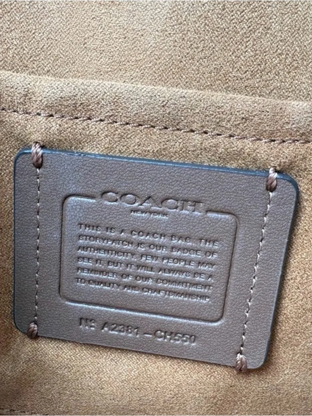 Coach Klare Crossbody chalk with a floral cluster print refined pebble leather